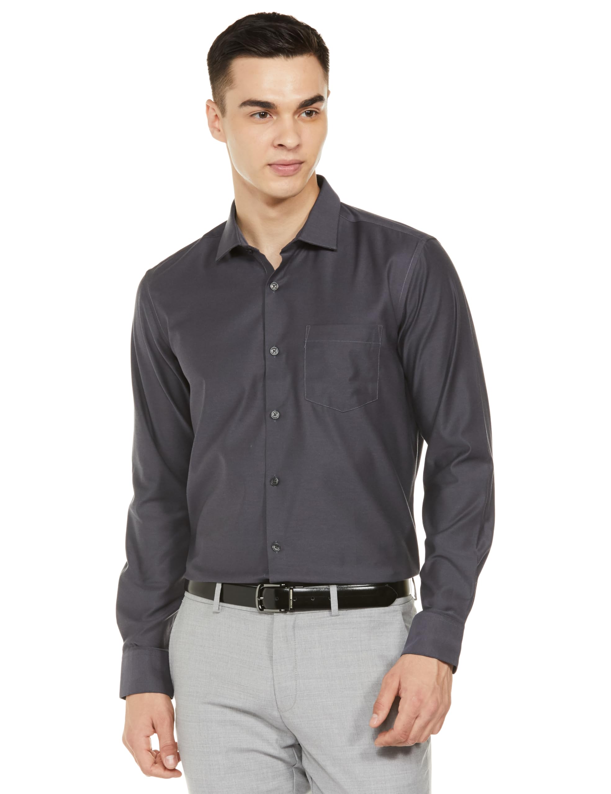 Symbol Premium Men's Wrinkle-Resistant Regular Fit Cotton Formal Shirt
