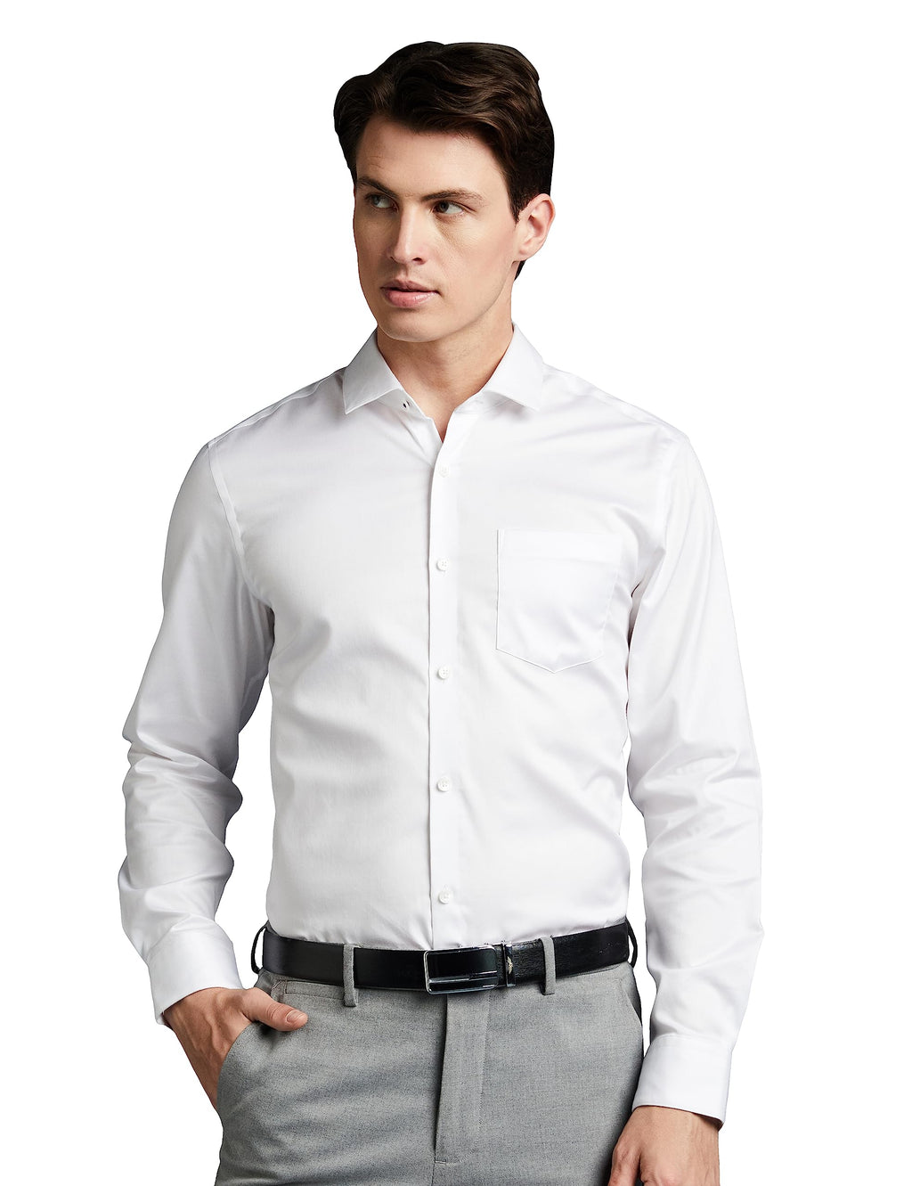 Symbol Premium Men's Wrinkle-Resistant Regular Fit Cotton Formal Shirt