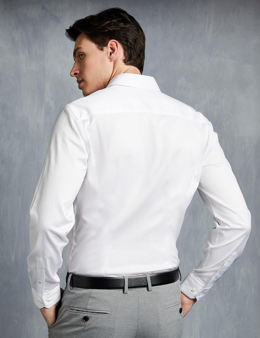 Symbol Premium Men's Wrinkle-Resistant Regular Fit Cotton Formal Shirt