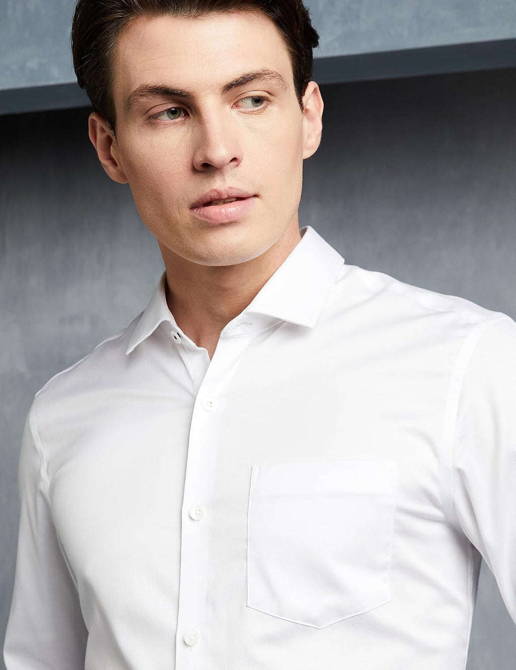 Symbol Premium Men's Wrinkle-Resistant Regular Fit Cotton Formal Shirt